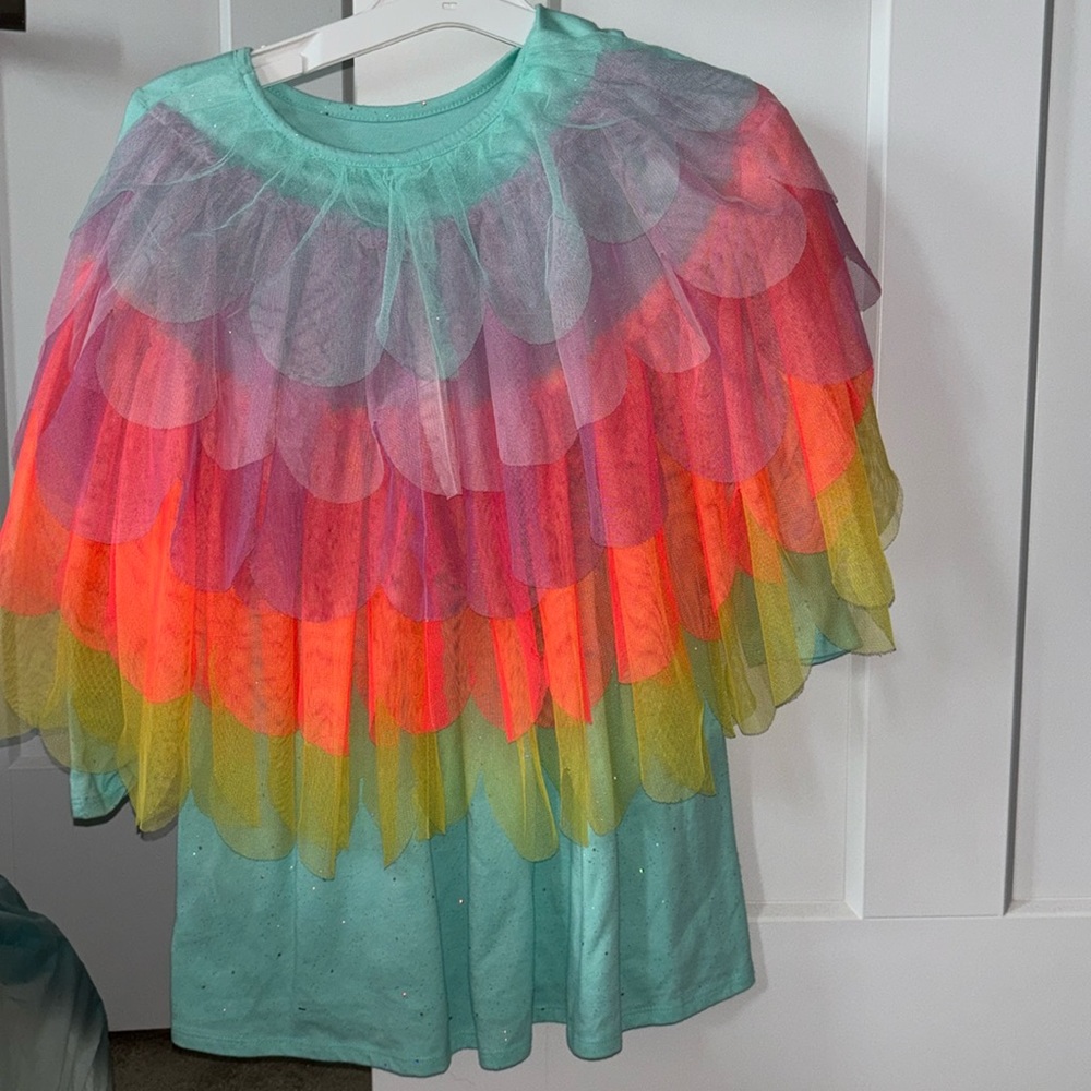 Sparkle dress with tulle wings 🪽